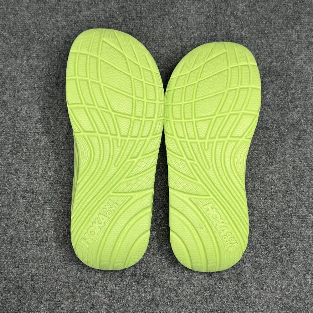 Hoka Ora Recovery Slide Sandals Men's Size 14 Neon Yellow Athletic Running Beach
